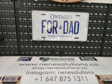Load image into Gallery viewer, FOR DAD : Custom Car Ontario For Off Road License Plate Souvenir Personalized Gift Display