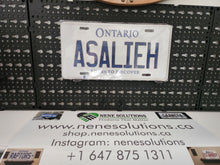 Load image into Gallery viewer, Asalieh License Plate