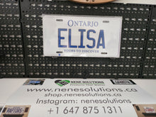 Load image into Gallery viewer, ELISA : Custom Car Ontario For Off Road License Plate Souvenir Personalized Gift Display