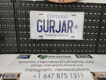 Load image into Gallery viewer, GURJAR : Custom Car Ontario For Off Road License Plate Souvenir Personalized Gift Display