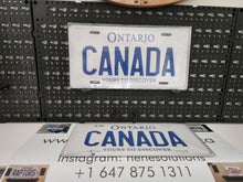 Load image into Gallery viewer, CANADA : Custom Car Ontario For Off Road License Plate Souvenir Personalized Gift Display