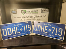 Load image into Gallery viewer, Ontario Special Edition Blue Custom License Plate Personalized Aluminum Name Plate Display Gift