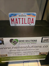 Load image into Gallery viewer, New Brunswick Custom License Plate Personalized Name Plate Premium Display Gift Souvenir