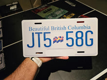 Load image into Gallery viewer, GRUMPY_1 : Custom Car Plate Beautiful British Columbia For Novelty Souvenir Gift Display Special Occasions Mancave Garage Office Windshield