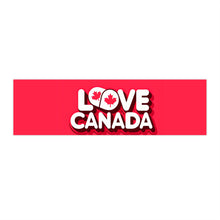 Load image into Gallery viewer, Love Canada Car Bumper Sticker