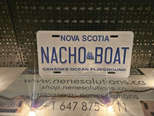 Load image into Gallery viewer, Nova Scotia Custom License Plate Personalized Aluminum Name Tag Premium Vehicle Display Gift