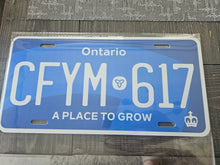 Load image into Gallery viewer, Ontario Special Edition Blue Custom License Plate Personalized Aluminum Name Plate Display Gift