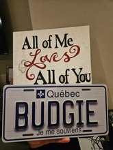 Load image into Gallery viewer, Quebec Heritage Custom License Plate Personalized Metal Name Tag Collectible Display Gift