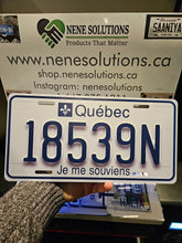 Load image into Gallery viewer, Quebec Heritage Custom License Plate Personalized Metal Name Tag Collectible Display Gift