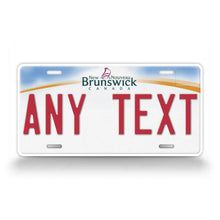 Load image into Gallery viewer, New Brunswick Custom License Plate Personalized Name Plate Premium Display Gift Souvenir