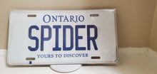 Load image into Gallery viewer, *SPIDER* Customized Ontario Car Plate Size Novelty/Souvenir/Gift Plate