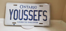 Load image into Gallery viewer, *YOUSSEFS* Customized Ontario Car Plate Size Novelty/Souvenir/Gift Plate