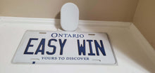 Load image into Gallery viewer, *EASY WIN* Customized Ontario Car Plate Size Novelty/Souvenir/Gift Plate