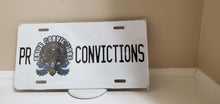 Load image into Gallery viewer, *YOUR BAND IMAGE OR LOGO* White Background Customized Car Plate Size Novelty/Souvenir/Gift Plate
