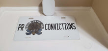 Load image into Gallery viewer, *YOUR BAND IMAGE OR LOGO* White Background Customized Car Plate Size Novelty/Souvenir/Gift Plate