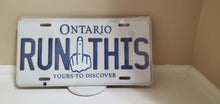 Load image into Gallery viewer, *RUN THIS* Customized Ontario Car Plate Size Novelty/Souvenir/Gift Plate