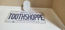 Load image into Gallery viewer, *TOOTHSHOPPE* Customized Ontario Car Plate Size Novelty/Souvenir/Gift Plate