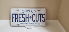 Load image into Gallery viewer, *FRESH CUTS* Customized Ontario Car Plate Size Novelty/Souvenir/Gift Plate
