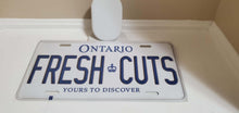 Load image into Gallery viewer, *FRESH CUTS* Customized Ontario Car Plate Size Novelty/Souvenir/Gift Plate