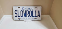 Load image into Gallery viewer, *SLOWROLLA* Customized Ontario Car Plate Size Novelty/Souvenir/Gift Plate