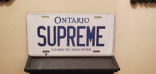 Load image into Gallery viewer, *SUPREME* Customized Ontario Car Plate Size Novelty/Souvenir/Gift Plate