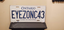 Load image into Gallery viewer, EYEZONC43 : Custom Car Ontario For Off Road License Plate Souvenir Personalized Gift Display