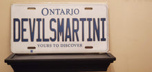 Load image into Gallery viewer, *DEVILSMARTINI* Customized Ontario Car Size Novelty/Souvenir/Gift Plate