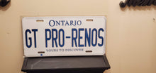 Load image into Gallery viewer, *GT PRO-RENOS* Customized Ontario Car Size Novelty/Souvenir/Gift Plate