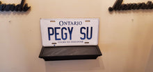 Load image into Gallery viewer, *PEGY SU* :Your Chosen Message: Customized Ontario Car Style Souvenir/Gift Plates