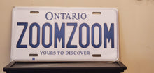 Load image into Gallery viewer, ZOOMZOOM : Custom Car Ontario For Off Road License Plate Souvenir Personalized Gift Display