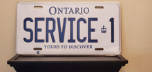 Load image into Gallery viewer, *SERVICE 1* :Your Shop-Facing Message: Customized Ontario Car Style Souvenir/Gift Plates