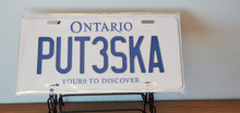 Load image into Gallery viewer, *PUT3SKA* Customized Ontario Car Size Novelty/Souvenir/Gift Plate