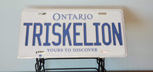 Load image into Gallery viewer, *TRISKELION* Customized Ontario Car Size Novelty/Souvenir/Gift Plate