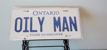 Load image into Gallery viewer, *OILY MAN* Customized Ontario Car Size Novelty/Souvenir/Gift Plate