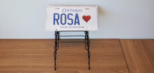 Load image into Gallery viewer, ROSA <3 : Custom Car Ontario For Off Road License Plate Souvenir Personalized Gift Display