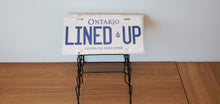 Load image into Gallery viewer, *LINED UP* Customized Ontario Car Size Novelty/Souvenir/Gift Plate