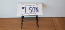 Load image into Gallery viewer, #1 SON : Custom Car Ontario For Off Road License Plate Souvenir Personalized Gift Display
