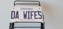 Load image into Gallery viewer, DA WIFE'S : Custom Bike Ontario For Off Road License Plate Souvenir Personalized Gift Display