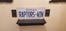 Load image into Gallery viewer, *RAPTORS WIN* : Hey, Want to Stand Out From The Crowd? : Customized Any Province Car Style Souvenir/Gift Plates