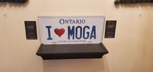 Load image into Gallery viewer, I <3 MOGA : Custom Car Ontario For Off Road License Plate Souvenir Personalized Gift Display