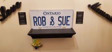 Load image into Gallery viewer, *ROB & SUE* : Hey, Want To Stand Out From The Crowd? We Do All Canadian Province Plates : Customized Car Style Souvenir/Gift Plates