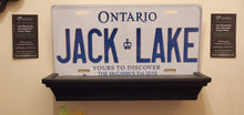 Load image into Gallery viewer, *JACK LAKE* : We Misspelled JACK on the last plate, so we went ahead and provided him a new one for no cost for his boat : Customized Car Style Souvenir/Gift Plates