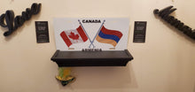 Load image into Gallery viewer, CANADA-ARMENIA FLAG : Custom Car Plate CANADA/ARMENIA For Novelty Souvenir Gift Display Special Occasions Mancave Garage Office Windshield