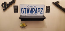 Load image into Gallery viewer, GTAWRAPZ : Custom Car Plate Ontario For Novelty Souvenir Gift Display Special Occasions Mancave Garage Office Windshield