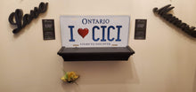 Load image into Gallery viewer, I <3 CICI : Custom Car Ontario For Off Road License Plate Souvenir Personalized Gift Display
