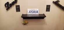 Load image into Gallery viewer, JOSHUA : Custom Bike Plate Ontario For Novelty Souvenir Gift Display Special Occasions Mancave Garage Office Windshield
