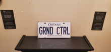 Load image into Gallery viewer, GRND CTRL : Custom Bike Ontario For Off Road License Plate Souvenir Personalized Gift Display
