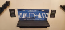 Load image into Gallery viewer, *QUALITY AUTO* : Promote Your Business- Special Edition Blue Ontario Style License Plate Style