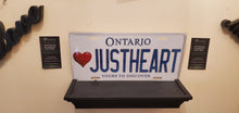 Load image into Gallery viewer, *JUSTHEART* : Personalized Style Souvenir/Gift Plate in Car Size
