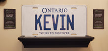 Load image into Gallery viewer, KEVIN : Custom Car Ontario For Off Road License Plate Souvenir Personalized Gift Display